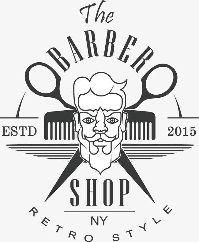 650x788 Black Barber Shop Sign, Black Vector, Barber Vector, Shop Vector