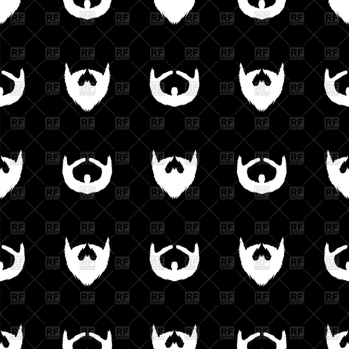 1200x1200 Mustache Barber Background Vector Image Vector Artwork Of