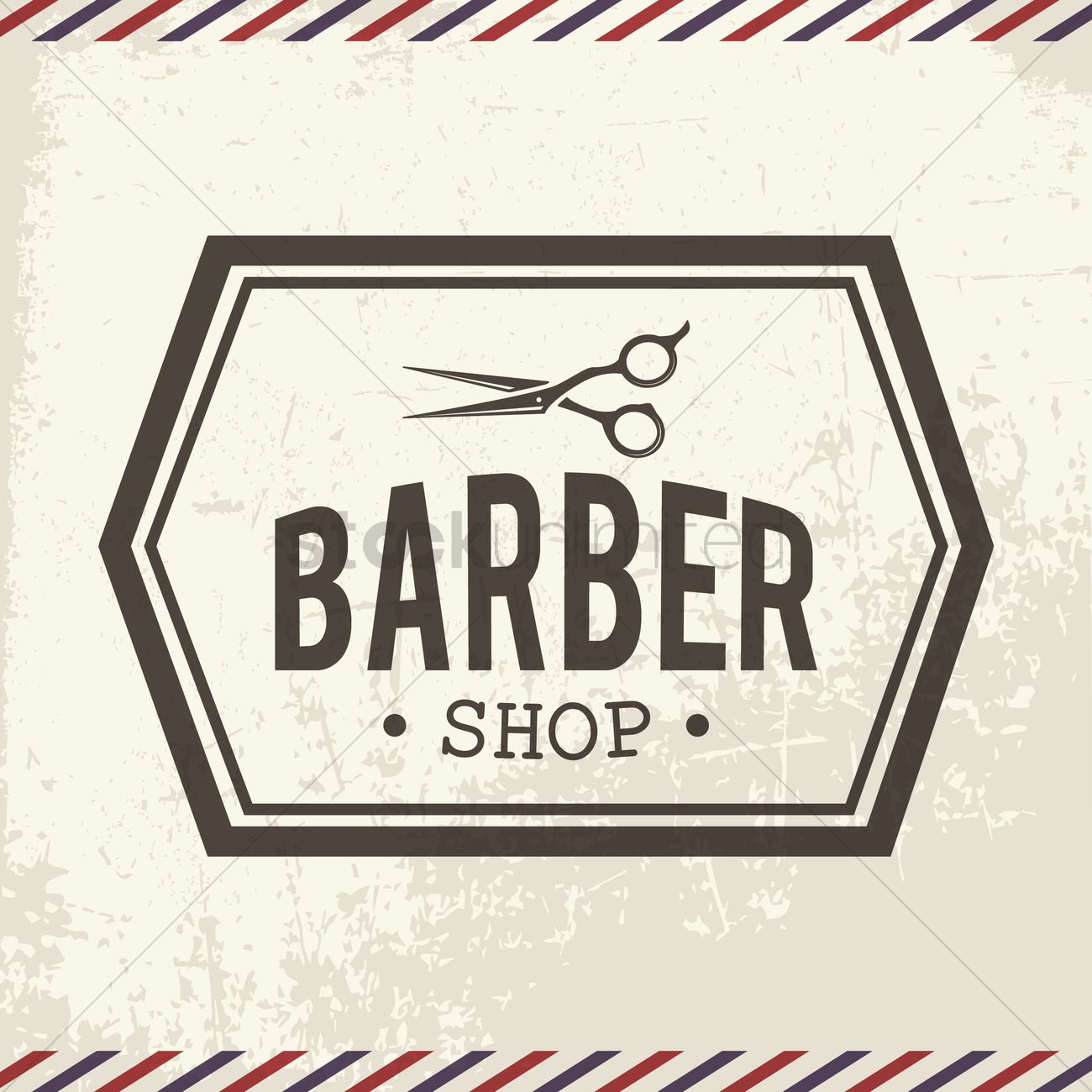 1300x1300 Barbershop Vector Image