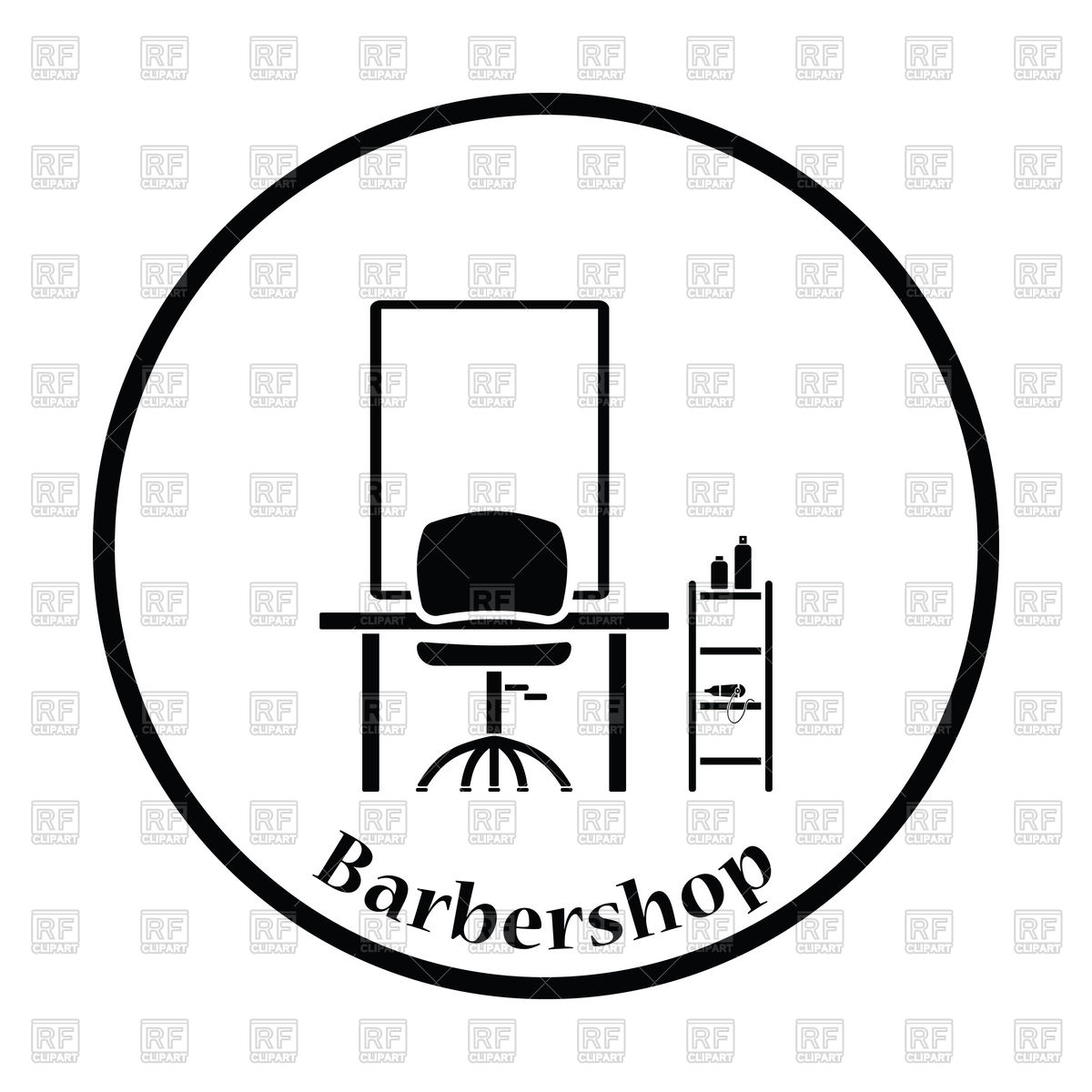 1200x1200 Icon Of Barbershop Vector Image Vector Artwork Of Icons And