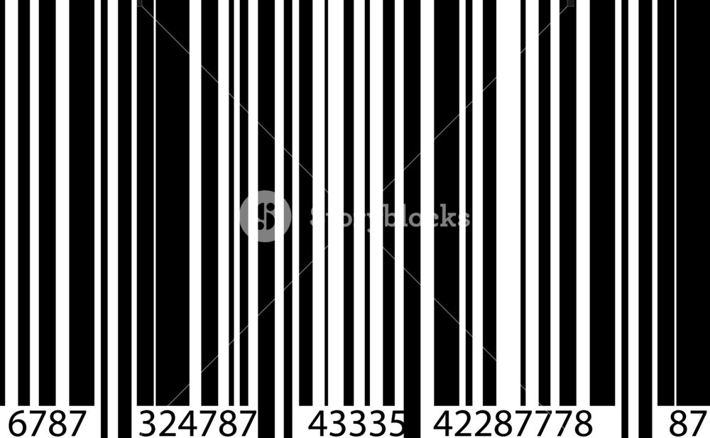 1000x617 Barcode Vector Royalty Free Stock Image
