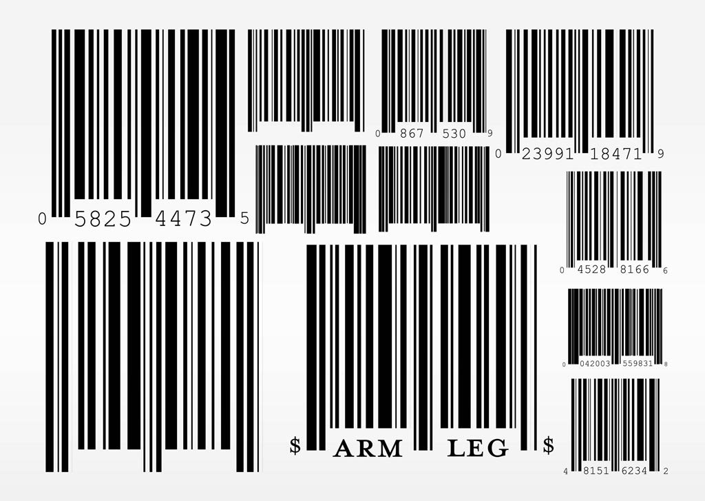 1024x727 Barcode Vectors Vector Art Amp Graphics