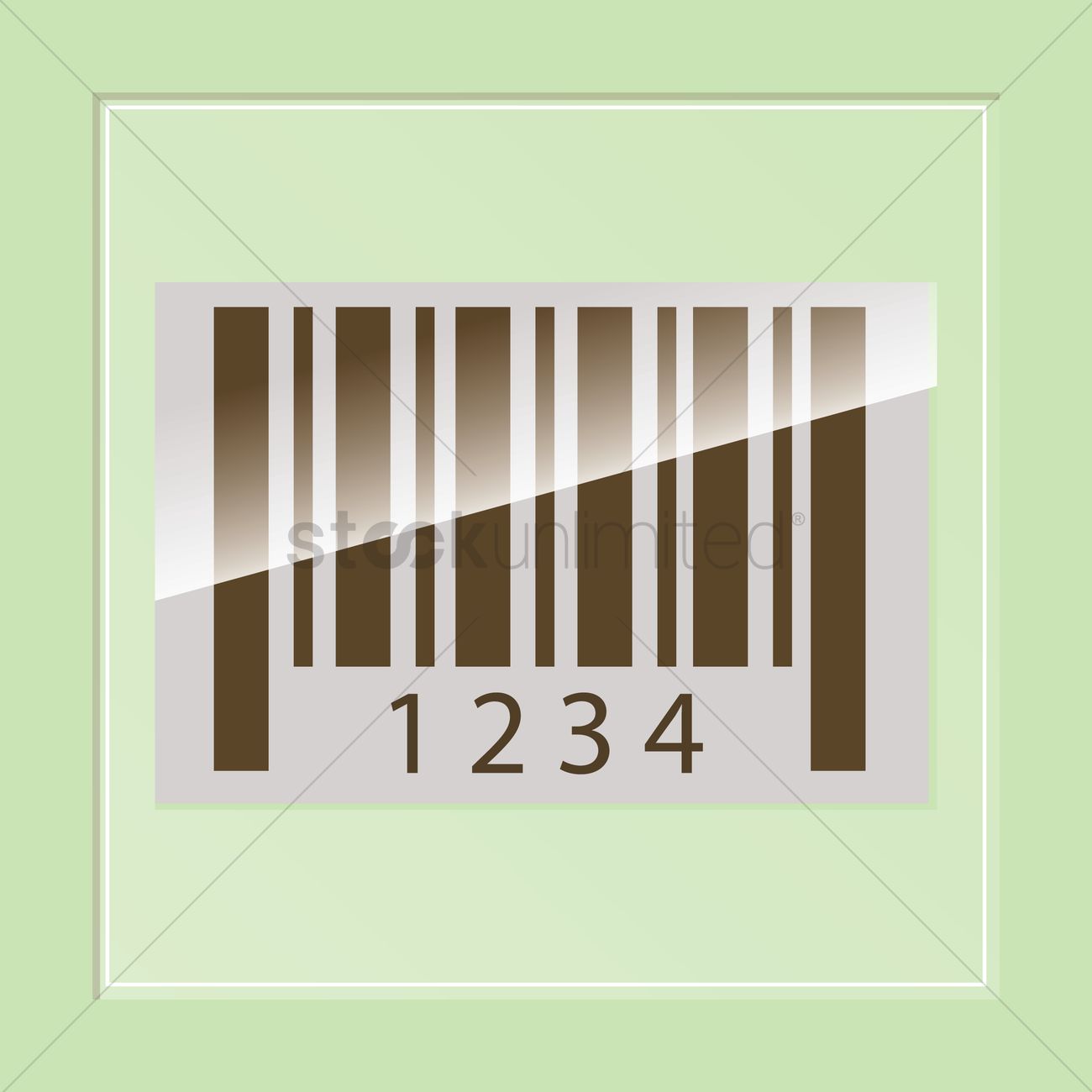 1300x1300 Free Barcode Vector Image