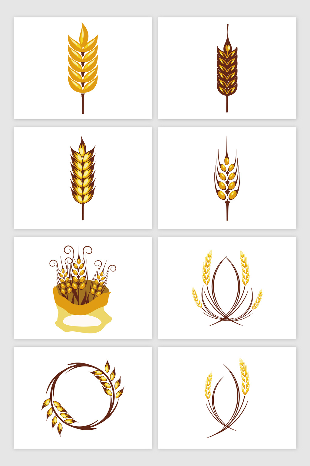 1024x1540 Cartoon Barley Wheat Creative Vector Graphic Free Download Pikbest