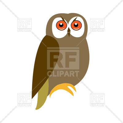 400x400 Owl With Red Eyes Vector Image Vector Artwork Of Plants And