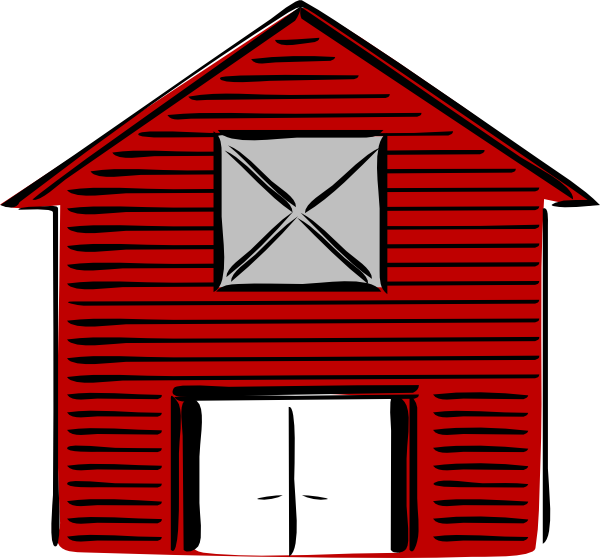 600x558 Barn Clipart Vector