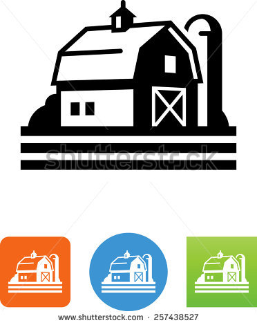 372x470 Clipart Barn Vector