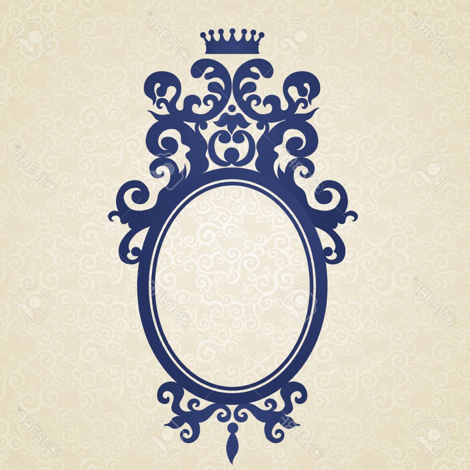 1560x1560 Photostock Vector Coat Of Arms With Place For Text Vector Baroque