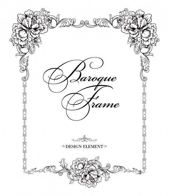 542x626 Baroque Frame Vectors, Photos And Psd Files Free Download