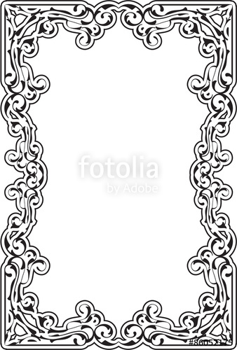 338x500 Vintage Baroque Frame Stock Image And Royalty Free Vector Files