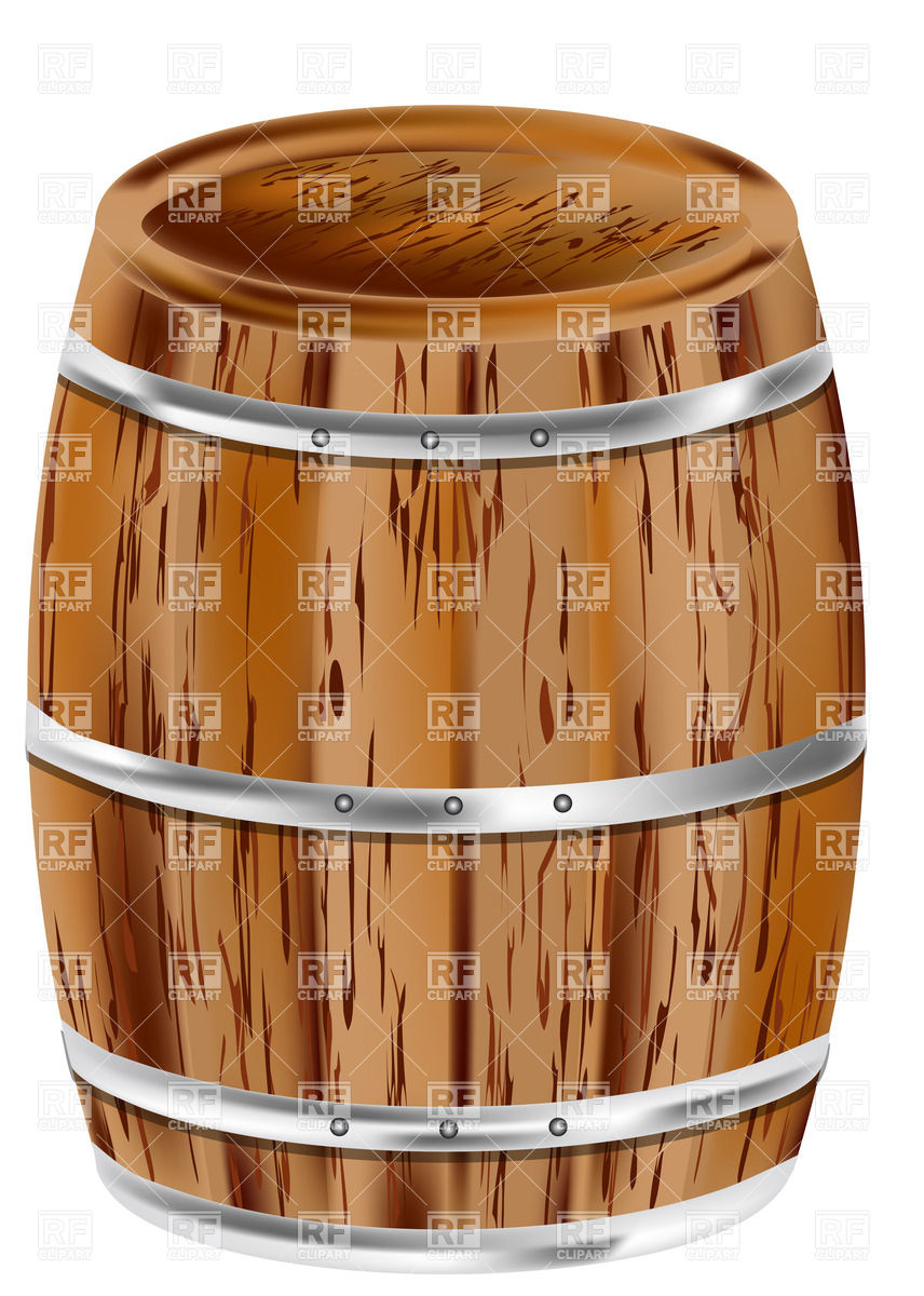 856x1200 Wooden Barrel Vector Image Vector Artwork Of Objects Arkela
