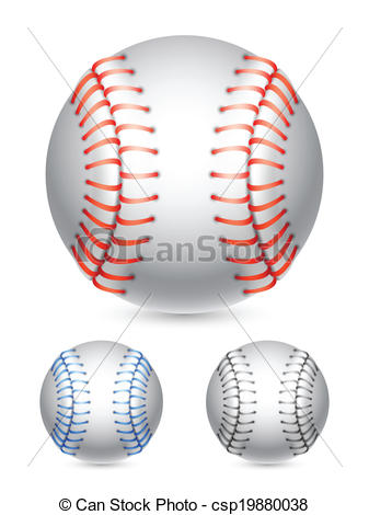 337x470 Baseball Ball. Set Of 3 Baseball Balls.