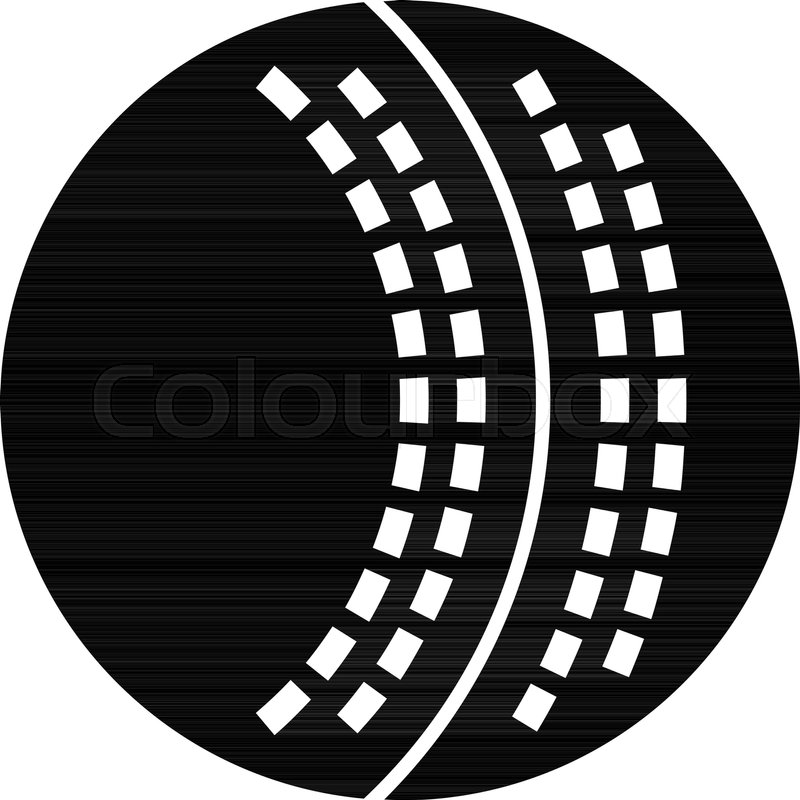 800x800 Glyph Beautiful Baseball Ball Vector Icon Stock Vector Colourbox