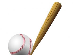 310x233 Baseball Ball And Bat Vector Graphics (Free) Free Vectors Ui