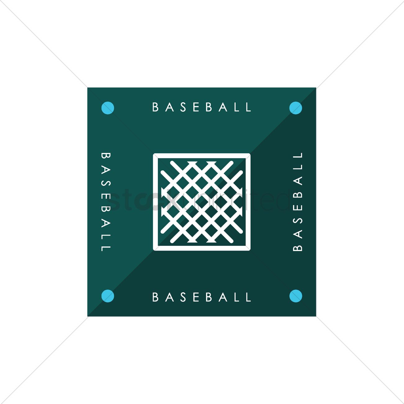 1300x1300 Baseball Base Vector Image