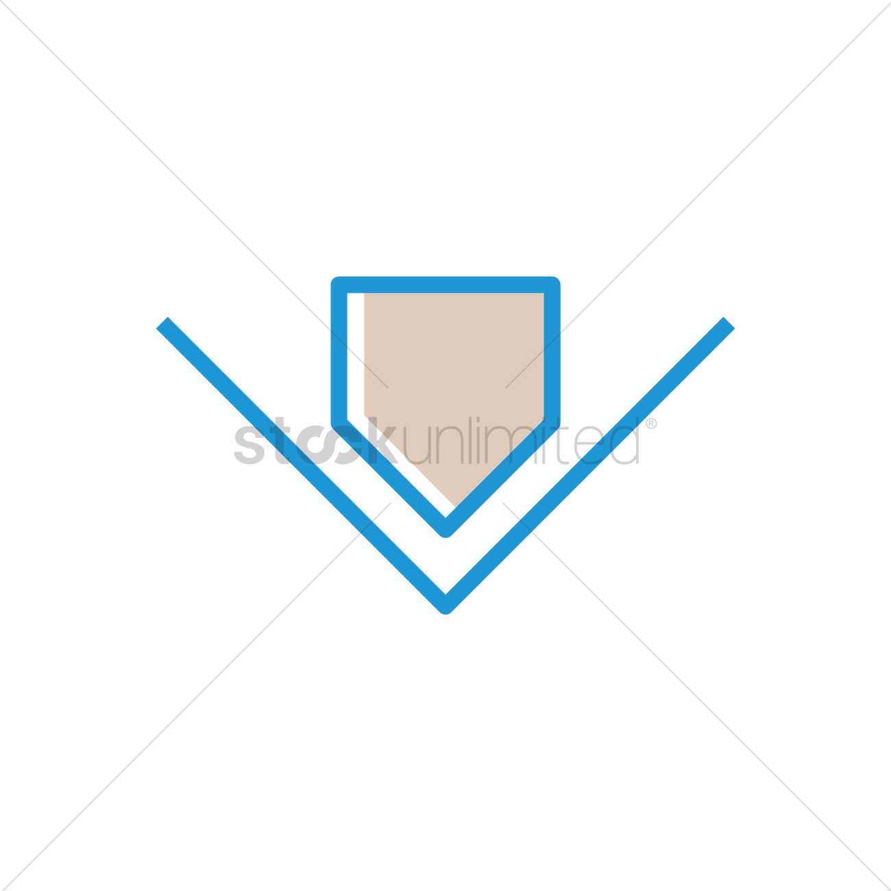 1300x1300 Baseball Home Plate Vector Image