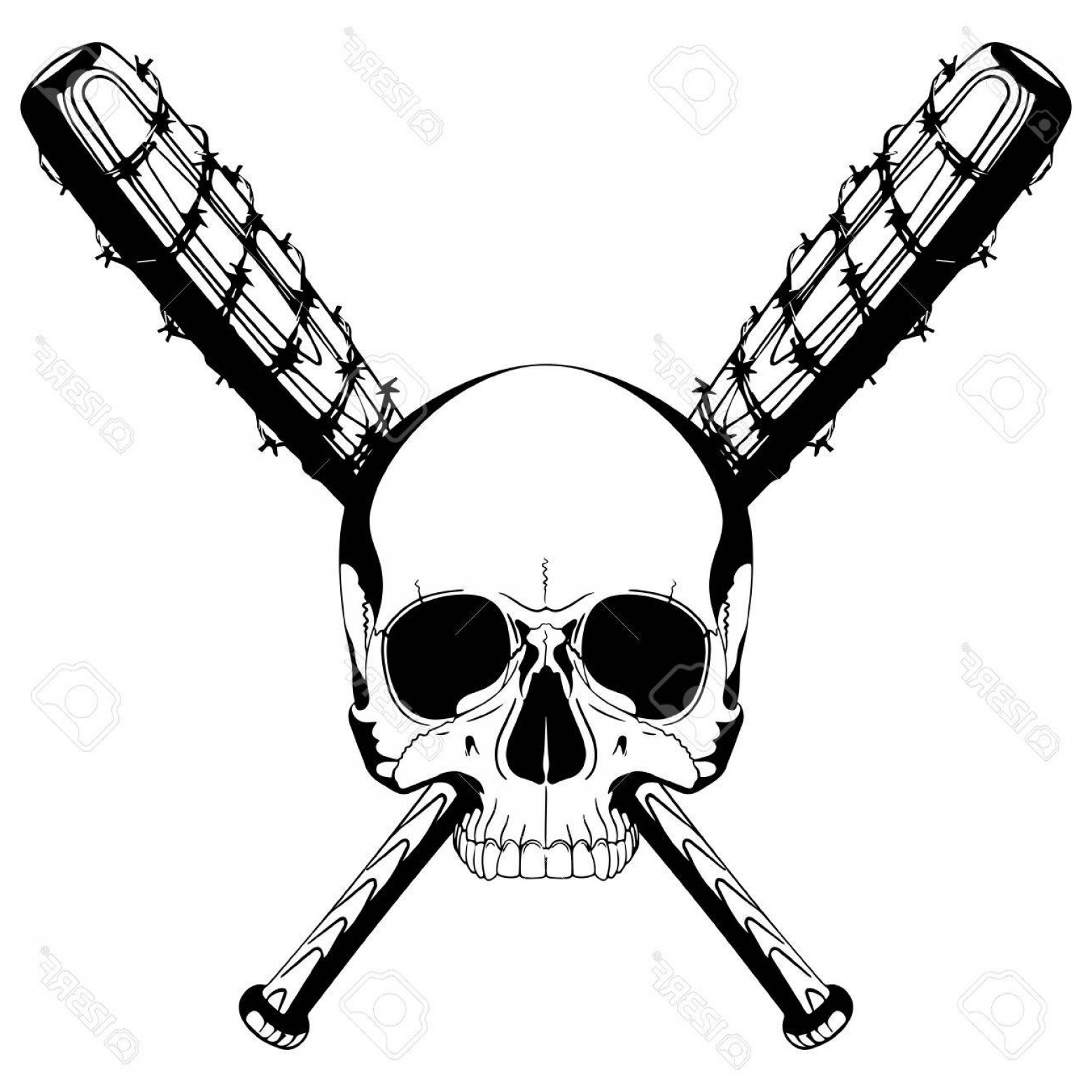 1560x1560 Crossed Bats Vector Art Shopatcloth