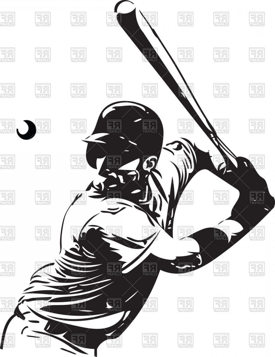 1110x1440 Baseball Player With Baseball Bat Vector Clipart Lazttweet