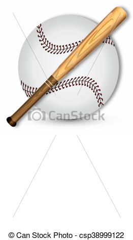 262x470 Baseball Ball And Bit. Baseball And Baseball Bat, Vector Art