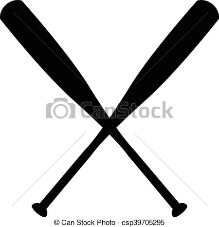 450x466 Baseball Bat Vector.