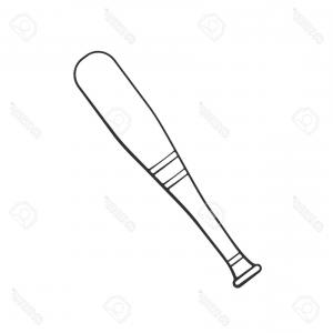 300x300 Baseball Bat Sport Icon Vector Illustration Sohadacouri