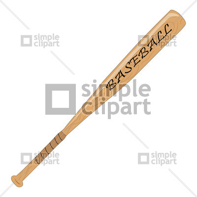 400x400 Baseball Bat Vector Image
