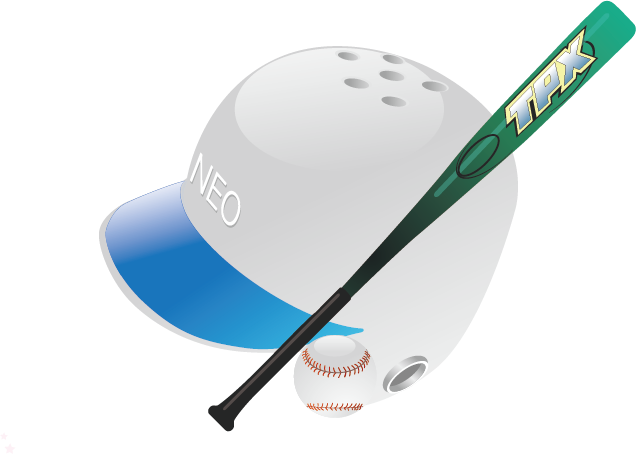 636x454 Baseball Cap Baseball Bat Hat