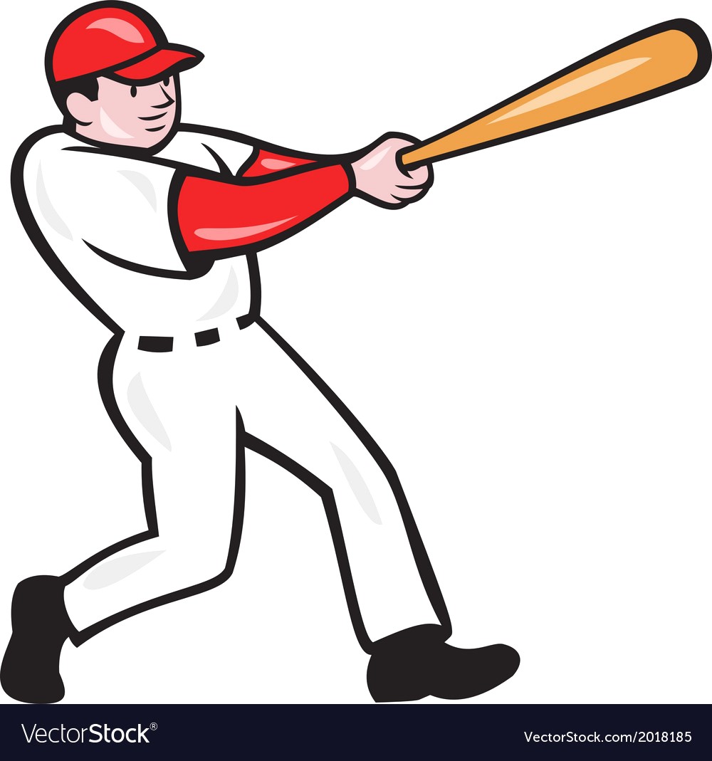 1000x1069 Baseball Player Batting Isolated Cartoon Vector 2018185 20