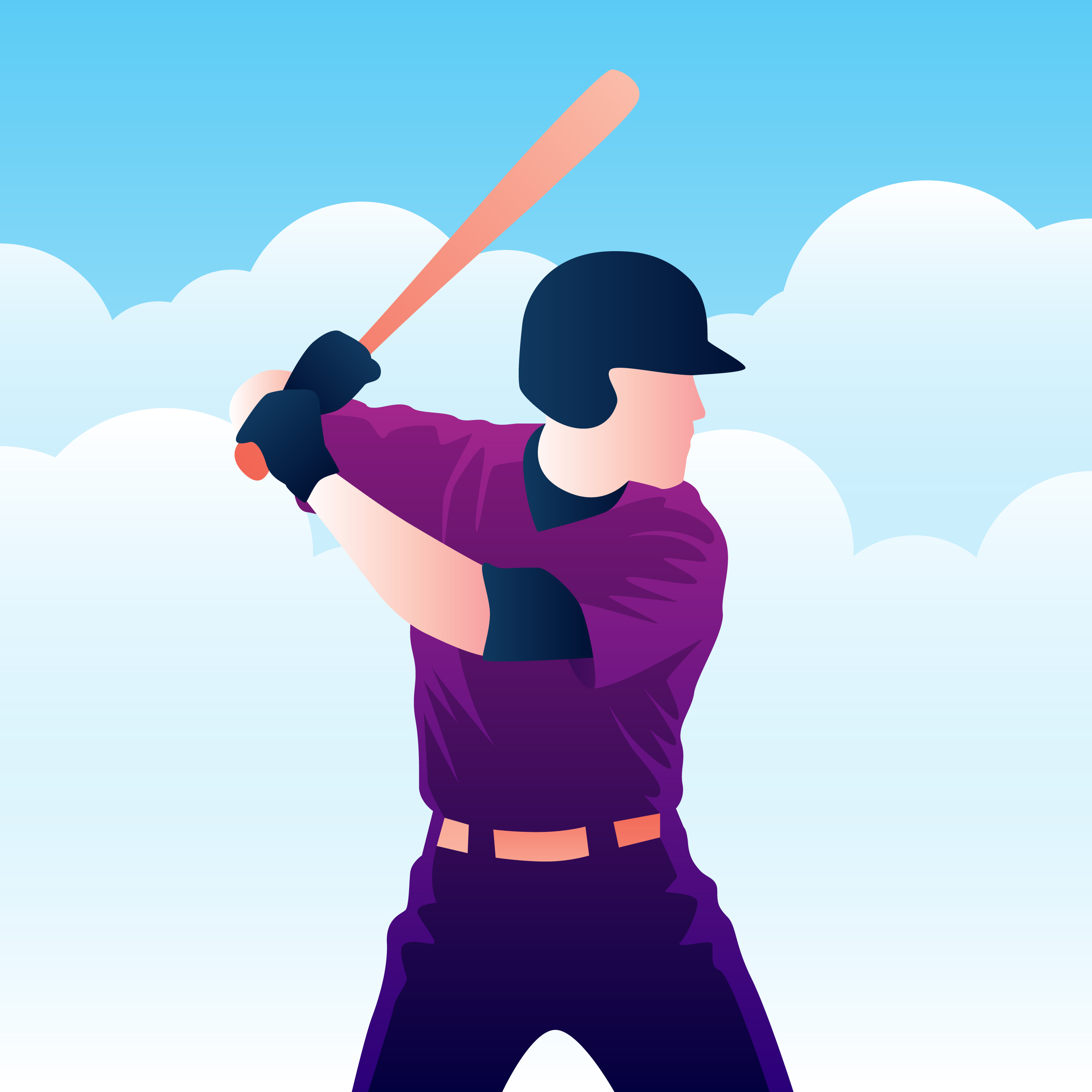 2800x2800 Batter Free Vector Art