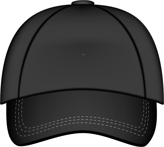 563x504 Baseball Hats Vector Models