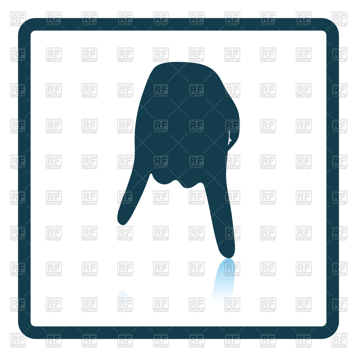 1200x1200 Baseball Catcher Gesture Icon Vector Image Vector Artwork Of