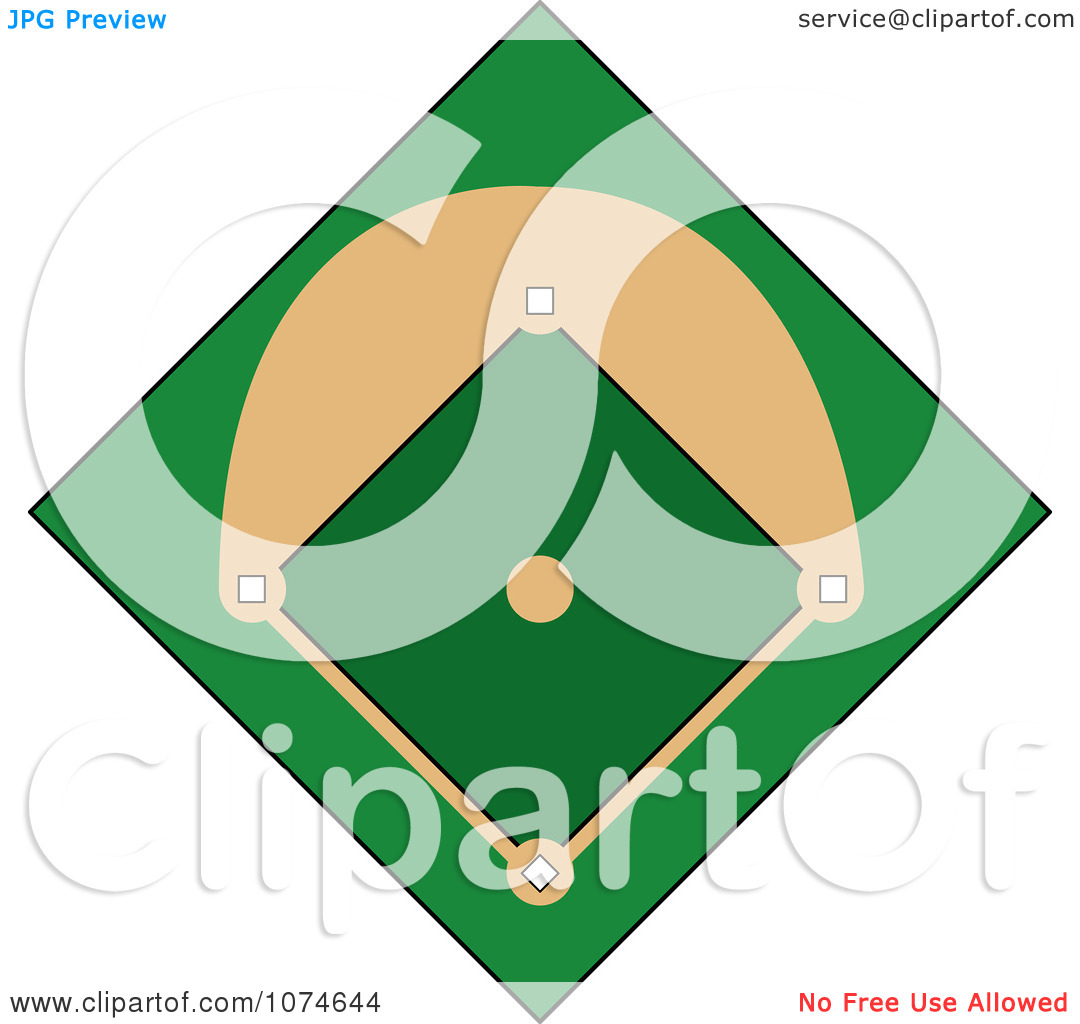 1080x1024 Baseball Field Clipart