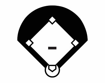 340x270 Baseball Diamond Svg Etsy
