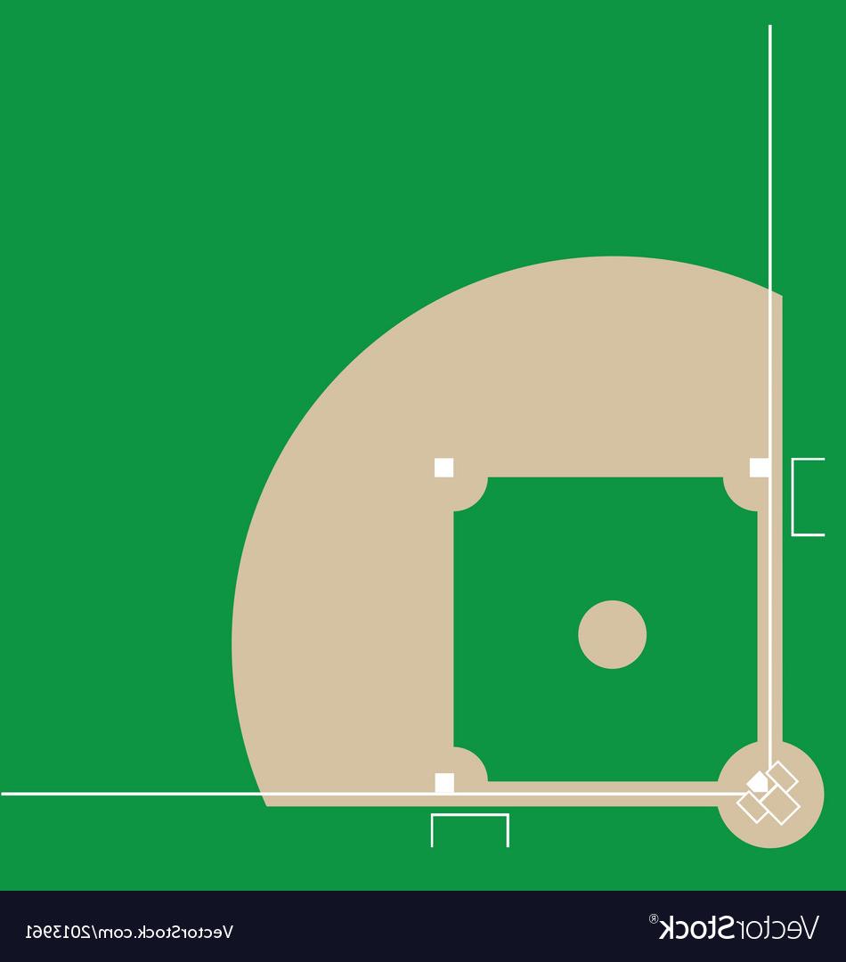 950x1080 Best Baseball Diamond Vector Design