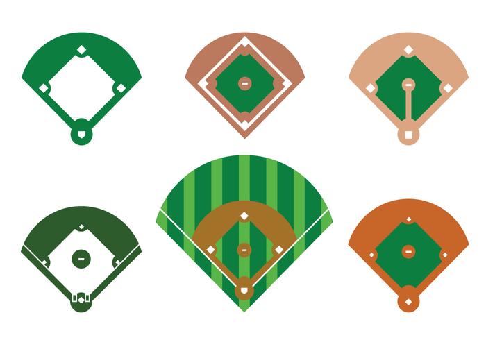 700x490 Baseball Diamond Vector