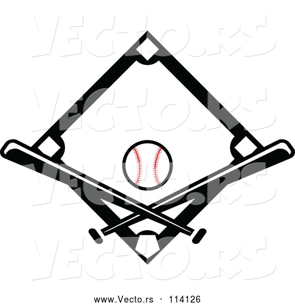 600x620 Baseball Diamond Vector 9
