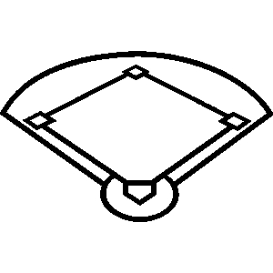 300x300 Baseball Field Baseball Park Clipart 2