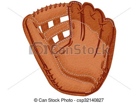 450x338 Baseball Glove Isolated On A White Background.