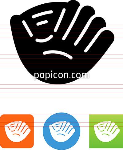 400x487 Baseball Glove Icon