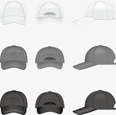 389x387 Vector Hand Painted Hat, Vector, Baseball Caps, Leisure Caps Png