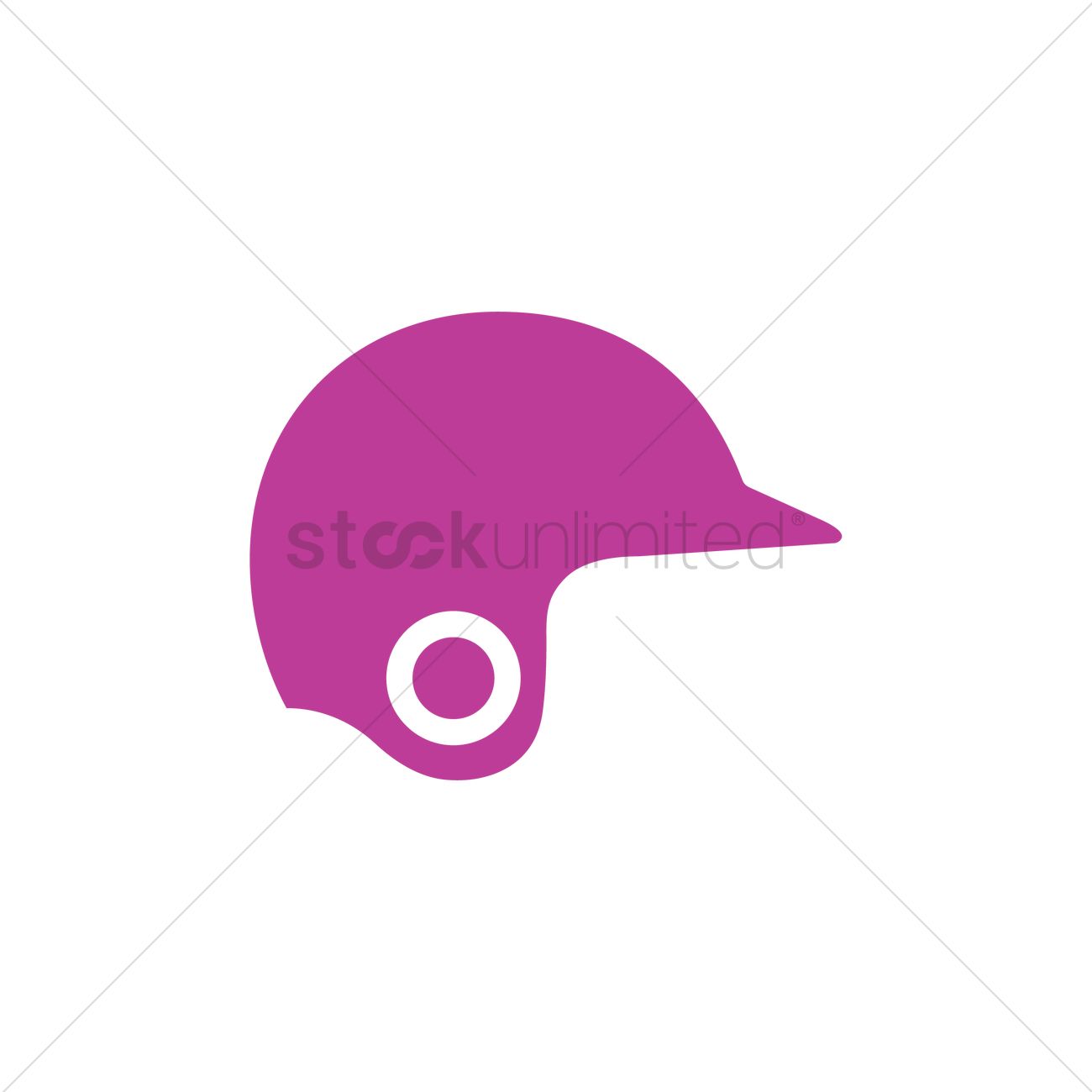 1300x1300 Baseball Helmet Vector Image