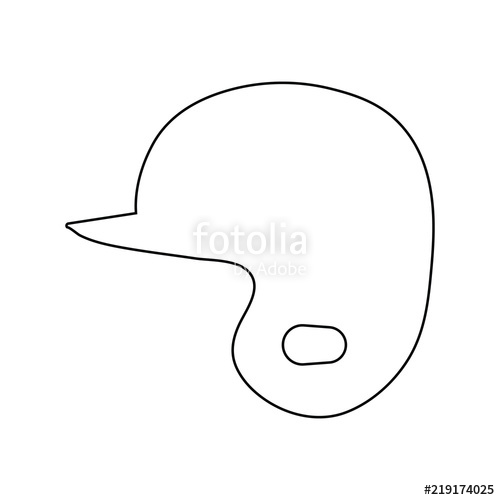 500x500 Baseball Helmet Icon Stock Image And Royalty Free Vector Files On