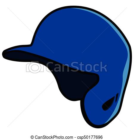 450x470 Isolated Baseball Icon. Isolated Baseball Helmet Icon On A White