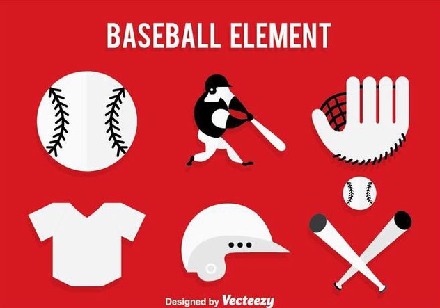 632x443 Baseball Icons Vector Free Vector Download 361637 Cannypic