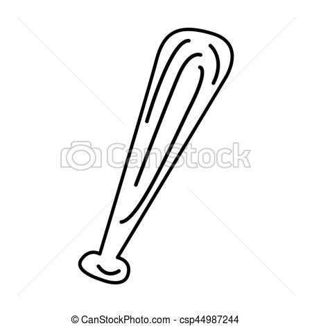 450x470 Baseball Bat Isolated Icon Vector Illustration Design.