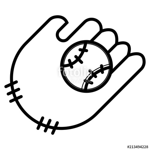 500x500 Baseball Icon Vector Stock Image And Royalty Free Vector Files On