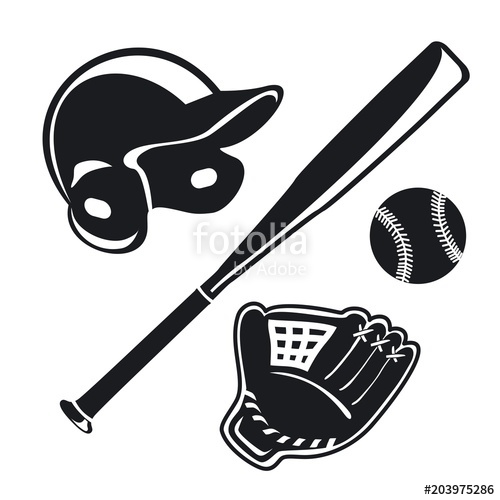 500x500 Vector Illustration Baseball Icon Stock Image And Royalty Free