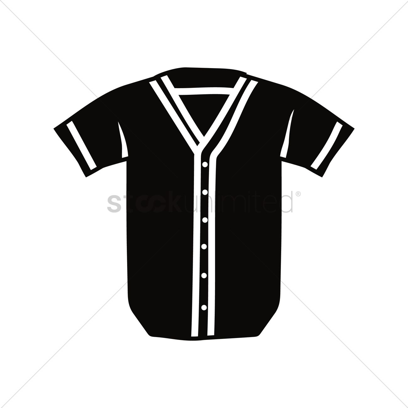 1300x1300 Baseball Jersey Vector Image