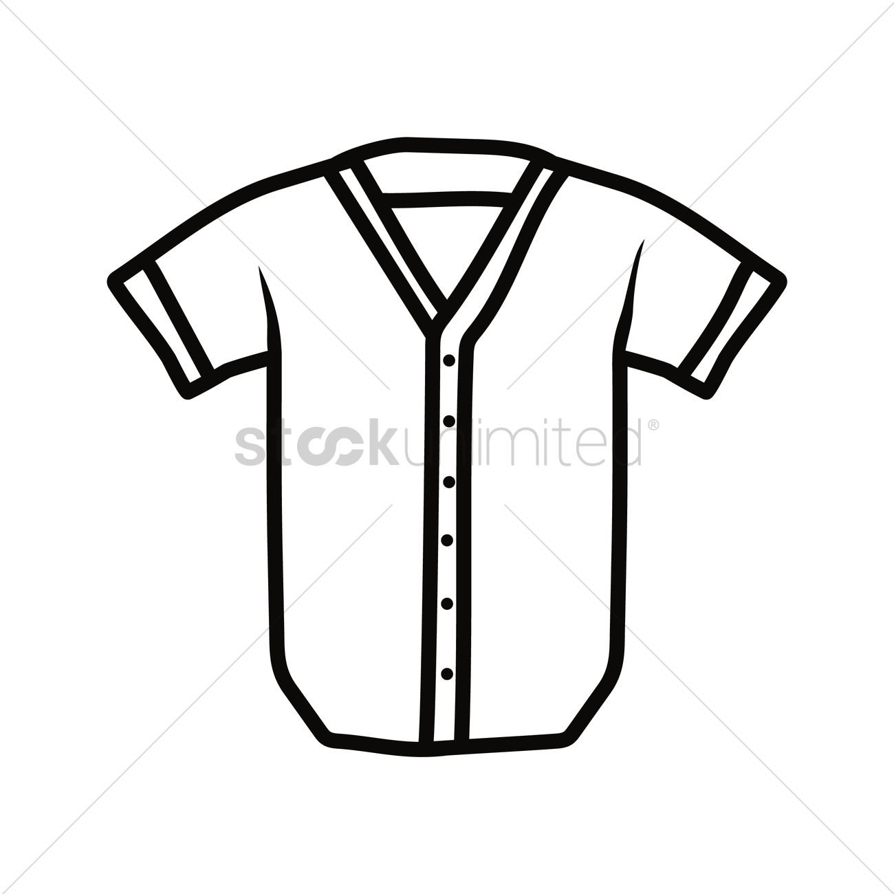 1300x1300 Baseball Jersey Vector Image