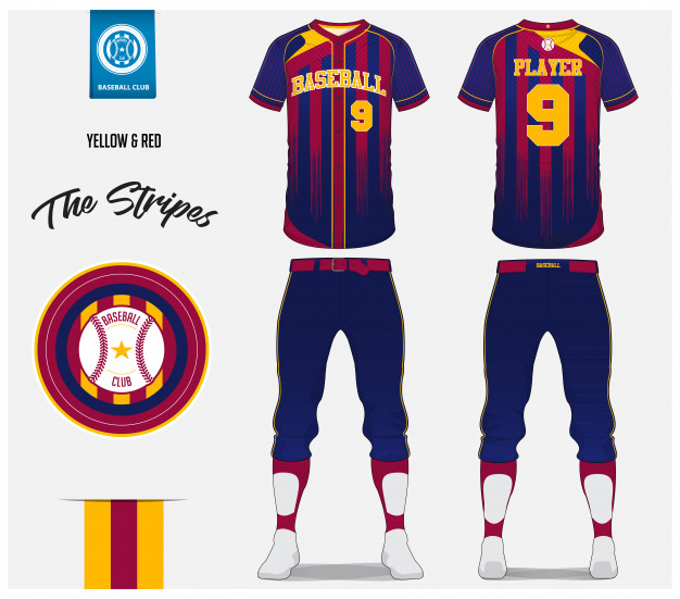 626x551 Baseball Jersey Template Design Vector Premium Download